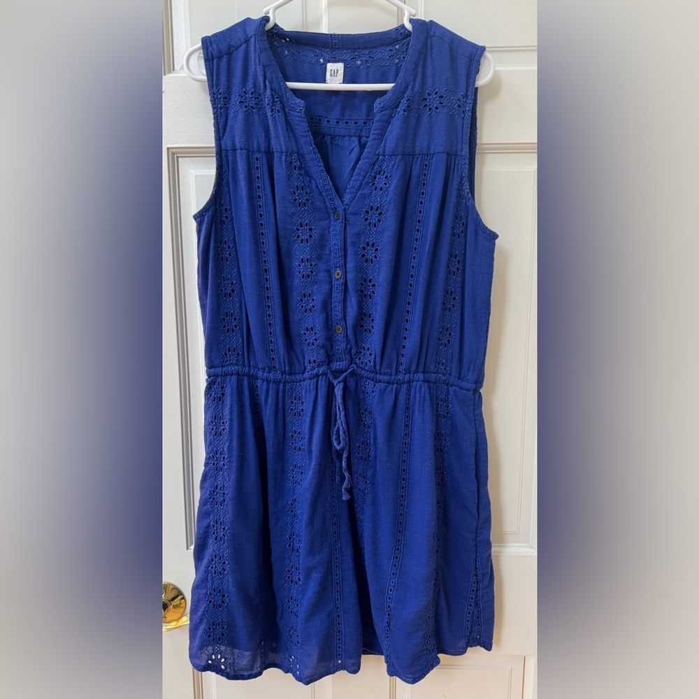 Gap Eyelet Dress Large